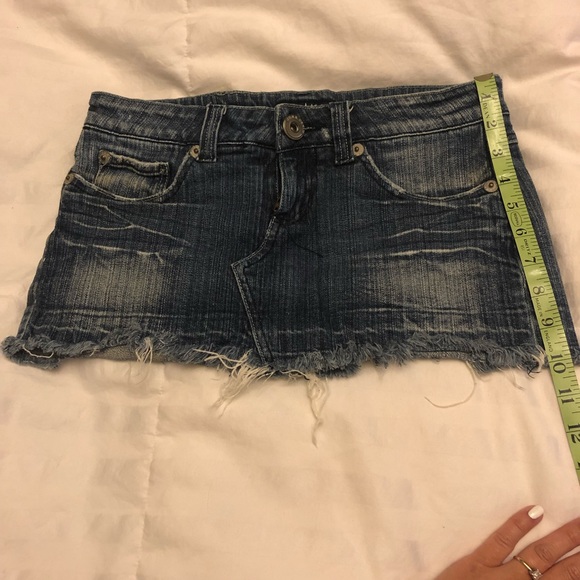 J.U.N.K Denim mini skirt with short liner - Picture 5 of 6